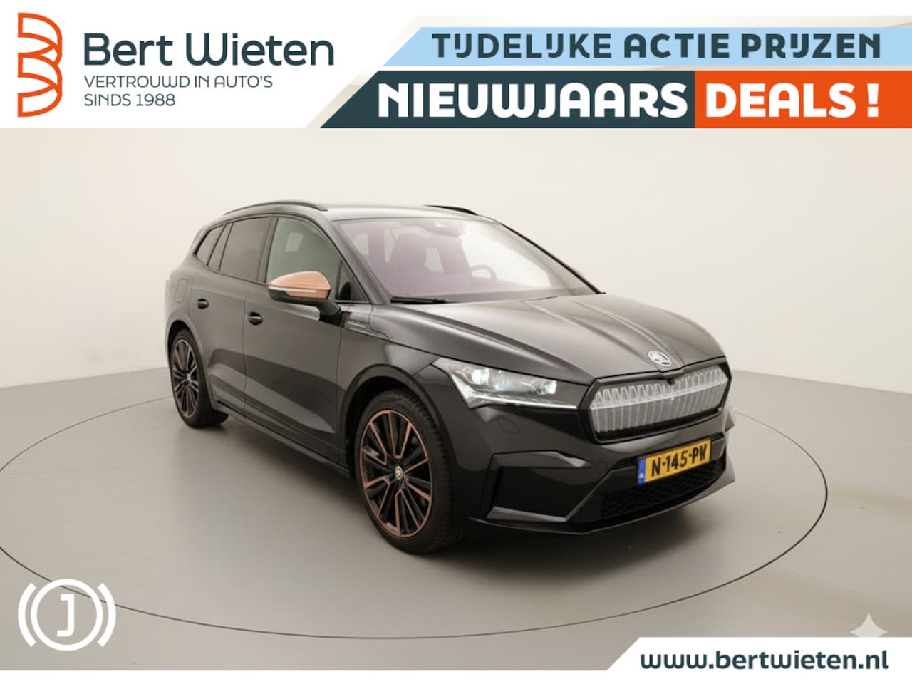 Skoda Enyaq iV - 80 iV 80 Founders Edition Black | Schuifdak | LED - AutoWereld.nl