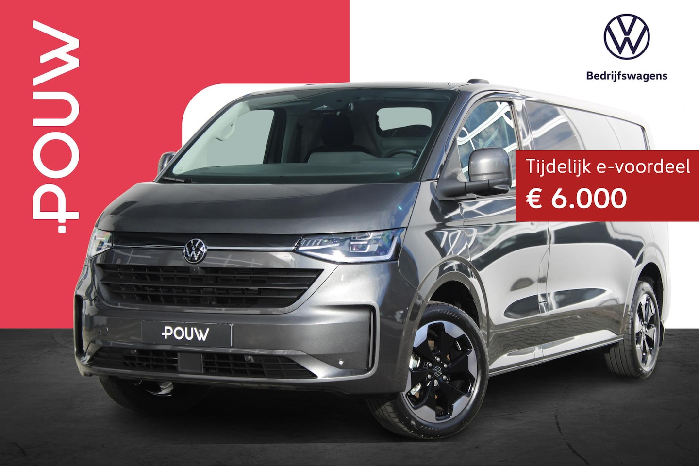 Volkswagen e-Transporter - 34 L2H1 218pk Bulli 64 kWh | 19" Velgen | Trekhaak Wegklapbaar - AutoWereld.nl