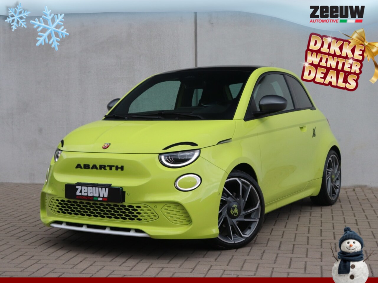Abarth 500e - Van €45.000 voor €34.900! Scorpionissima 155 PK | Navi | Alcanta - AutoWereld.nl