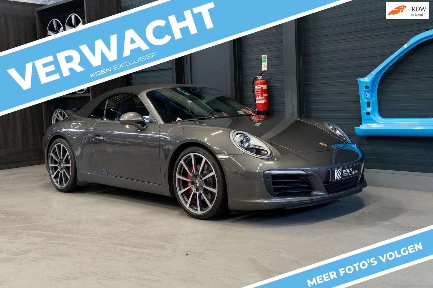 Porsche 911 Cabrio - 991 3.0 Carrera S (2016) sportuitlaat, Sport Chrono, sportstoelen - AutoWereld.nl