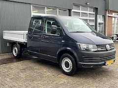 Volkswagen Transporter - 2.0 TDI DC 4Motion 4x4 Euro 6 Pick-up Dubbele cabine open laadbak met Airco trekhaak 2500