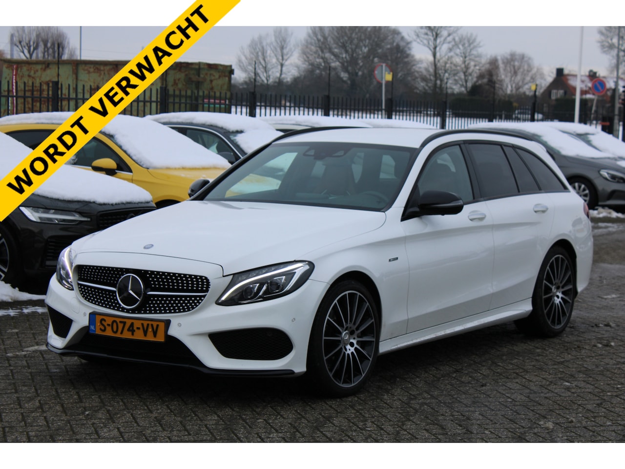 Mercedes-Benz C-klasse Estate - 43 AMG 4MATIC NIGHT-PAKKET LEDER PERFORMANCE STOELEN MEMORY DISTRONIC 360-CAMERA HEAD-UP 1 - AutoWereld.nl