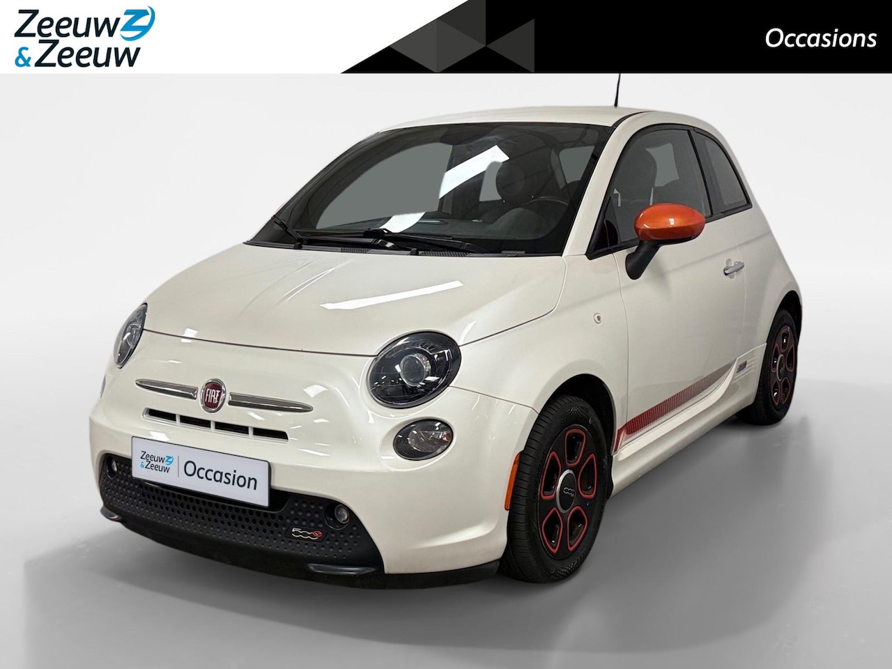 Fiat 500e - 24kwh AUTOMAAT AIRCO CLIMATE CONTROLE ELECTRISCHE USB RADIO/CD ZEER MOOIE LEUKE AUTO 12 MA - AutoWereld.nl