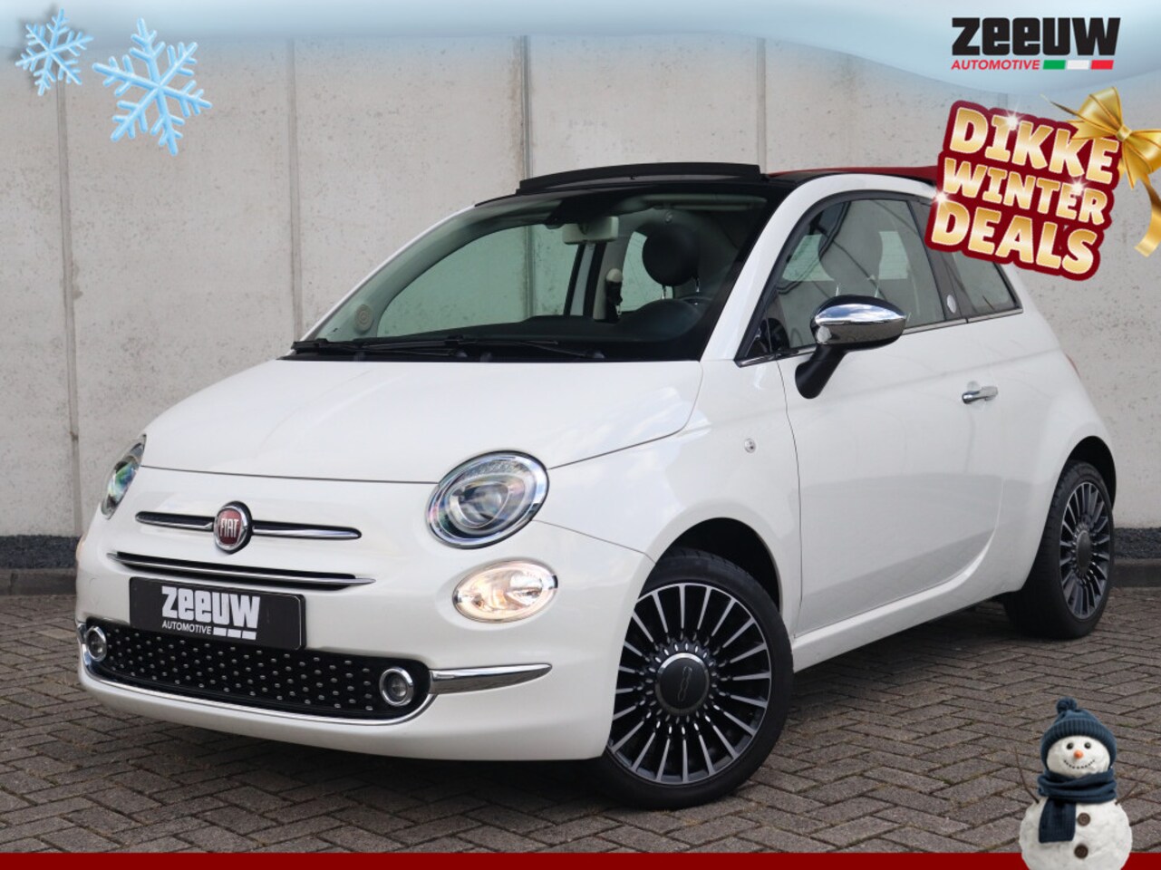 Fiat 500 C - TwinAir Turbo 80 PK Mirror | Navi | Carplay | Clima | 16" - AutoWereld.nl