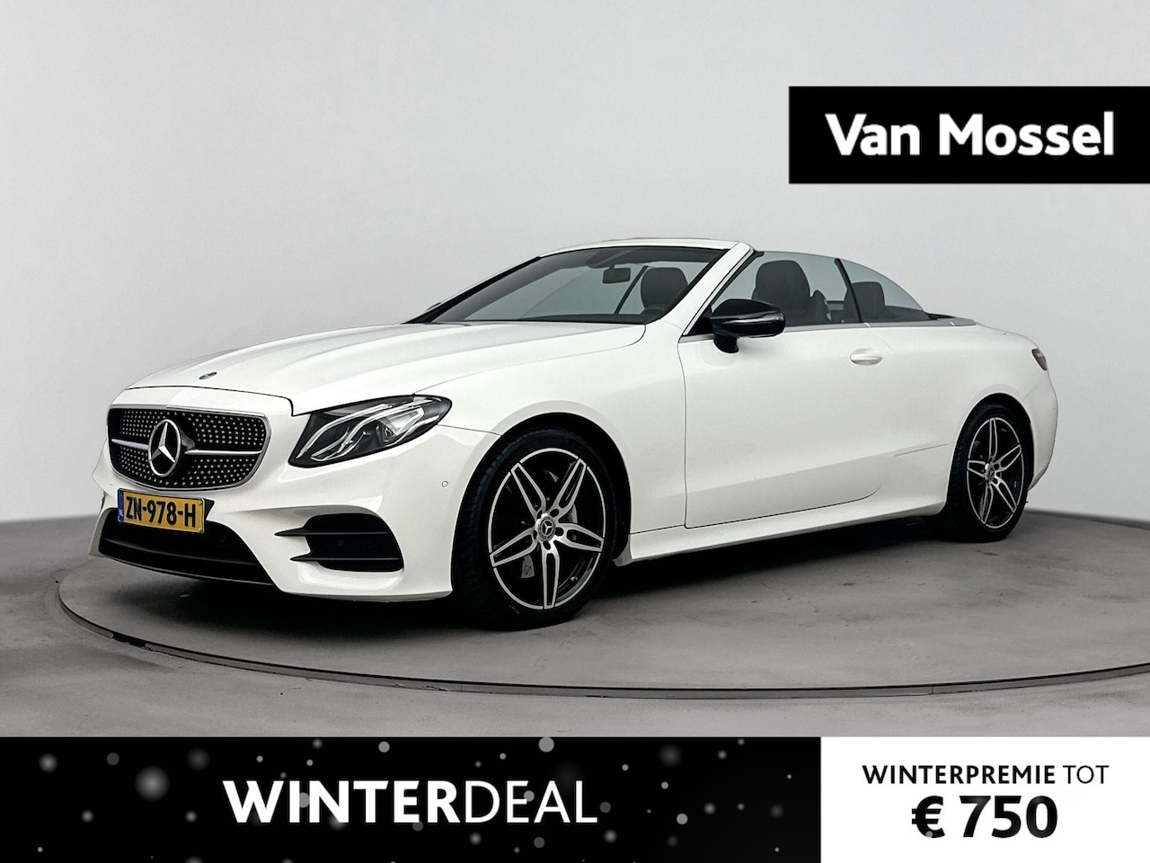 Mercedes-Benz E-klasse Cabrio - 200 Premium | Sfeerverlichting | Lederen Bekleding | Navigatie | Stoelverwarming | - AutoWereld.nl