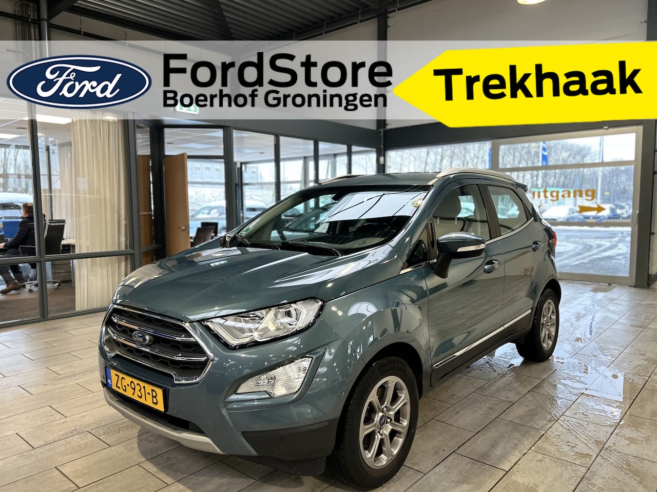 Ford EcoSport - EcoBoost 125pk Titanium | Trekhaak | Camera  | Cruise control | Dodehoek detectie | 1/2 Le - AutoWereld.nl