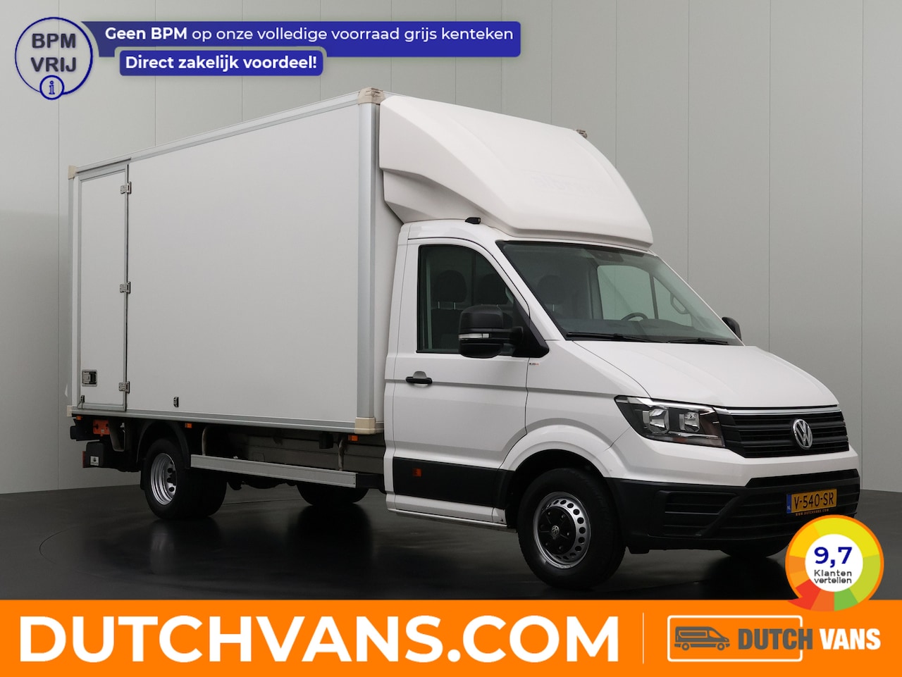Volkswagen Crafter - 2.0TDI 177PK Bakwagen | Laadklep | Euro 6 | Zijdeur | Dakspoiler | 3-Zits | Airco | Cruise - AutoWereld.nl