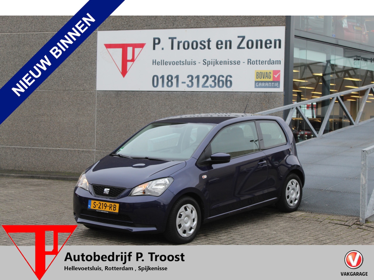 SEAT Mii - 1.0 Reference Navigatie/Parkeersensoren/Airco/Bluetooth/Elektrische ramen/Centrale vergren - AutoWereld.nl