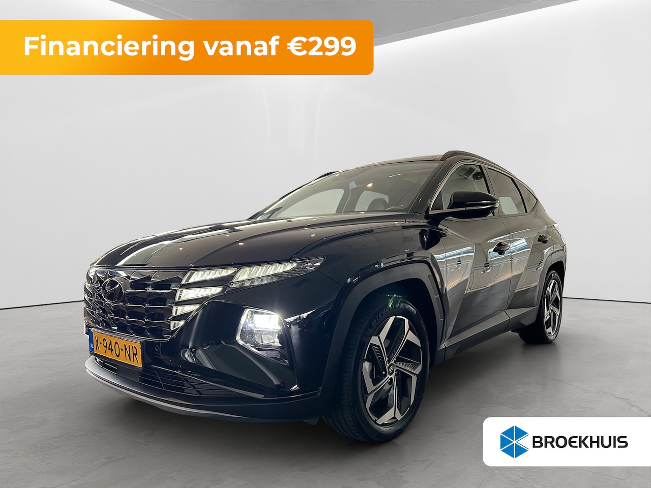 Hyundai Tucson - 1.6 T-GDI 265pk PHEV Premium Sky 4WD (299,- p/m Demo Deal!) | Leder | Carplay | Climate | - AutoWereld.nl