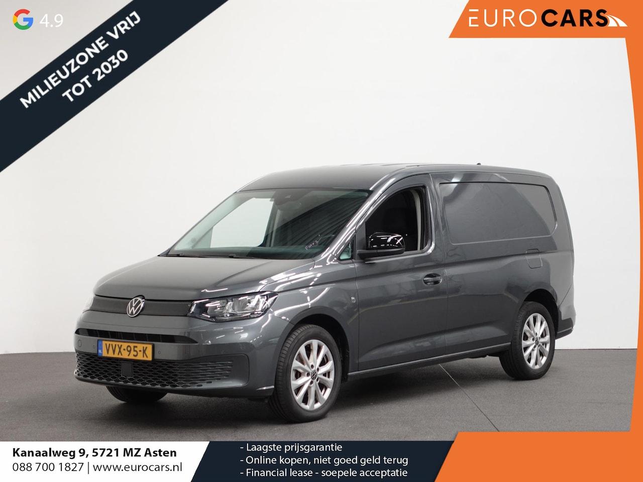 Volkswagen Caddy Cargo Maxi - 2.0 TDI Style Automaat Airco Bluetooth Cruise Control Camera Trekhaak - AutoWereld.nl
