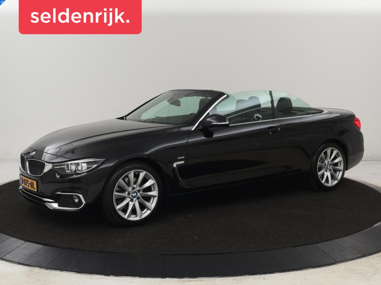 BMW 4-serie Cabrio - 430i Luxury Line | Leder | Stoelverwarming | Nekverwarming | Harman/Kardon | DAB | Stuurve - AutoWereld.nl