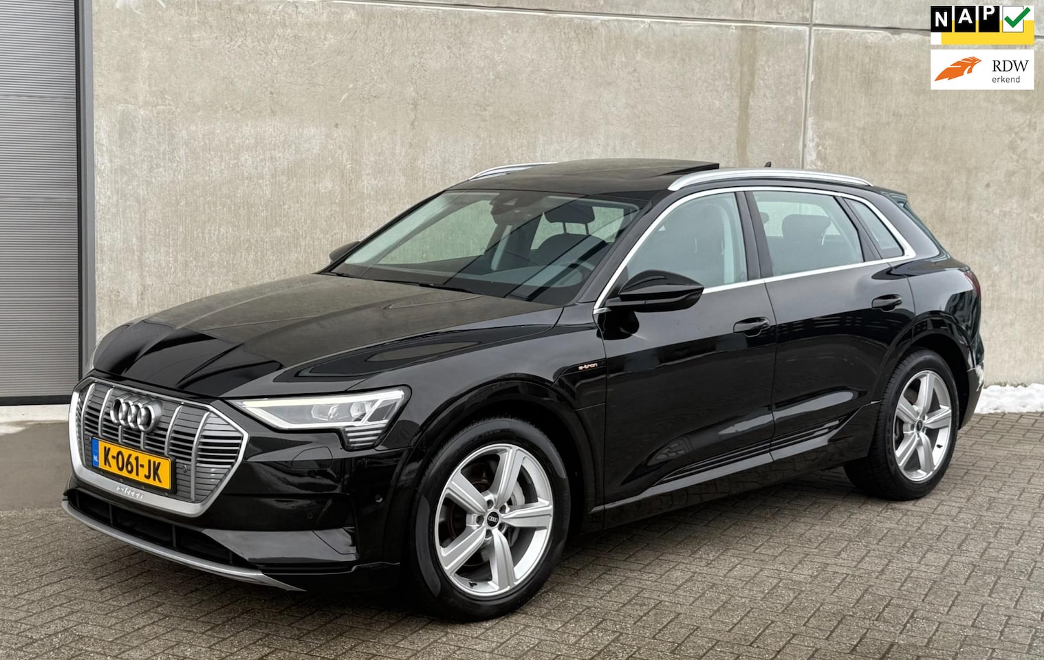 Audi e-tron - 50 Quattro 12-2020 Zwart PANO|LEDER|CARPLAY|NAP - AutoWereld.nl