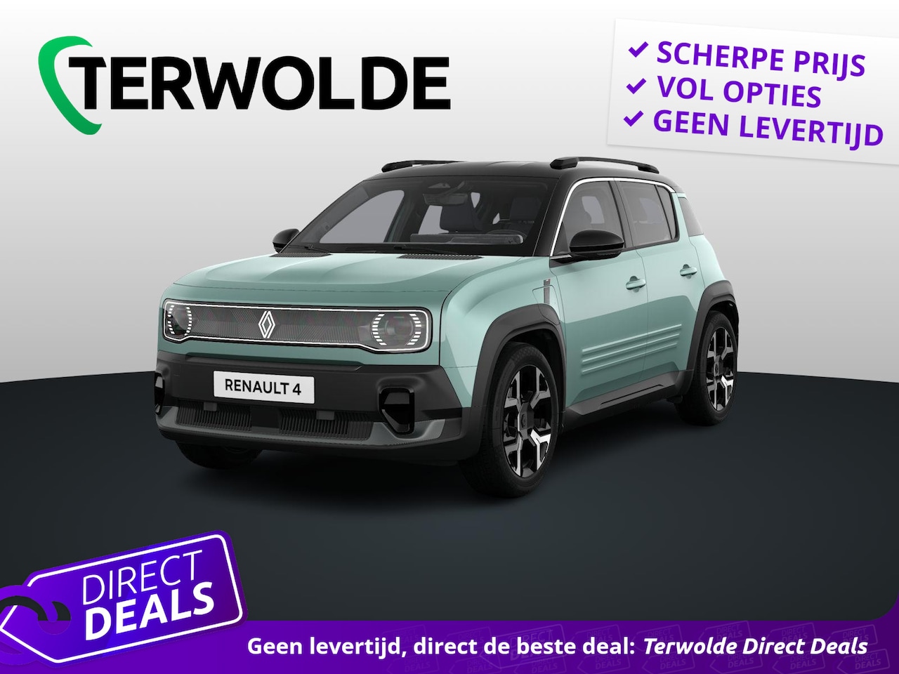 Renault 4 - comfort range techno 52 kWh | Achteruitrijcamera | Elektronisch geregelde airconditioning - AutoWereld.nl