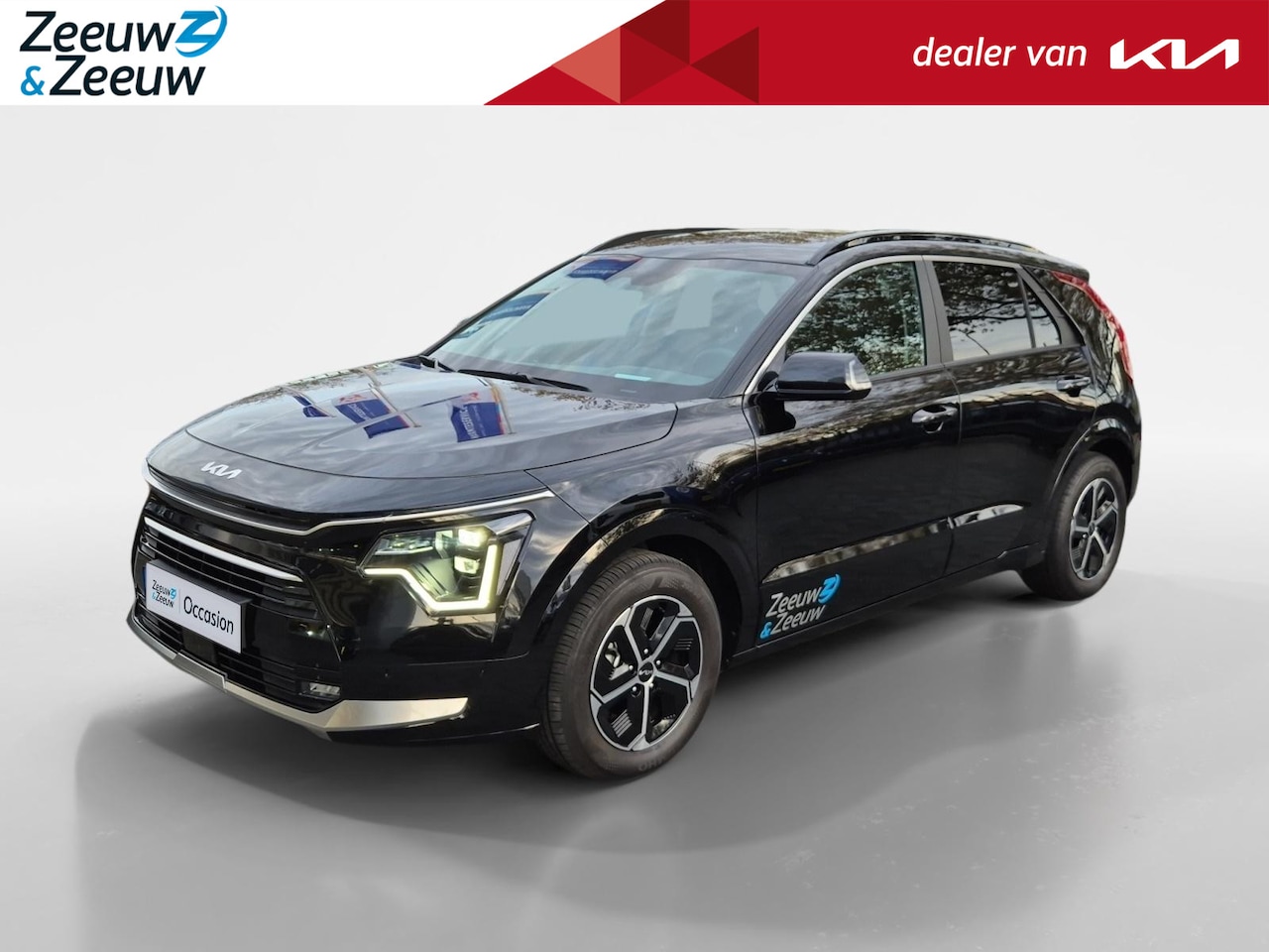 Kia Niro - 1.6 GDi Hybrid DynamicPlusLine | Climate Control | Navigatie | Open Dak | Leer | Stoelverw - AutoWereld.nl