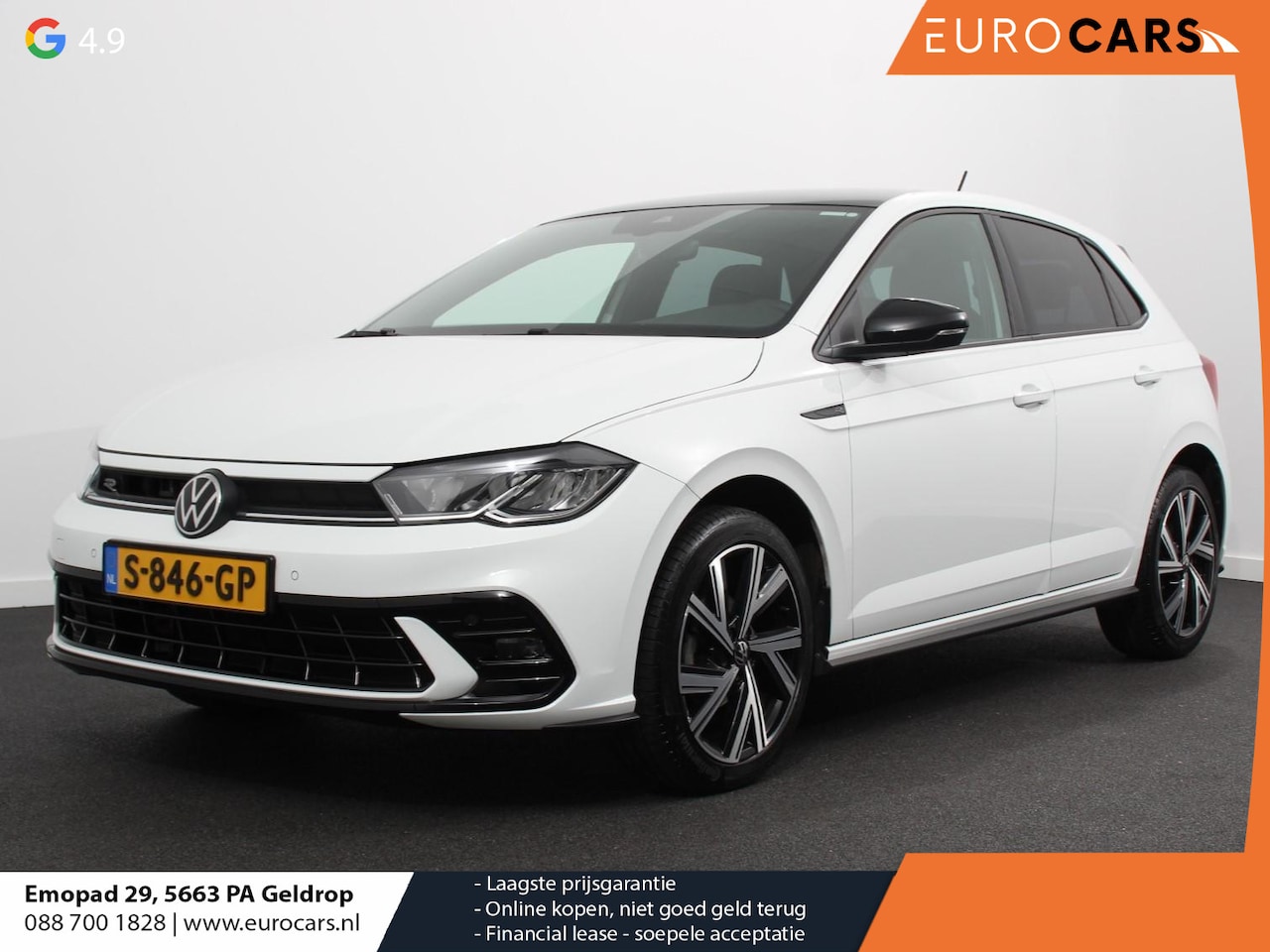 Volkswagen Polo - 1.0 TSI R-Line DSG Navigatie App Connect Climate Control DAB LED Parkeer sensoren Cruise c - AutoWereld.nl