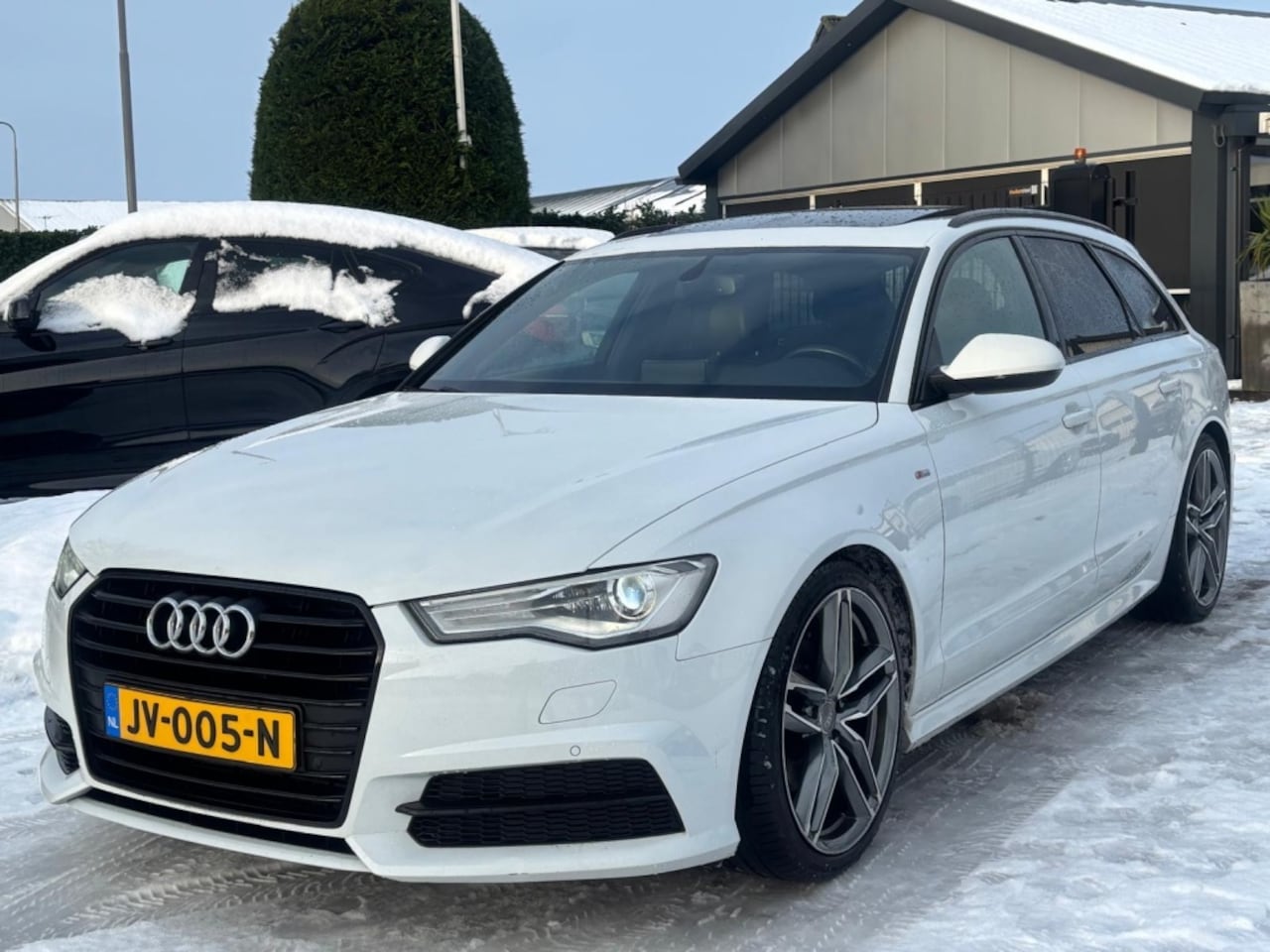 Audi A6 Avant - 1.8 TFSI Panoramadak 2016 S-Line Wit Facelift - AutoWereld.nl