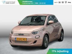 Fiat 500e - 42 kWh | 17% Bijtelling | Clima | Cruise | Pack Winter | BSM | 16" | LED | Apple Carplay