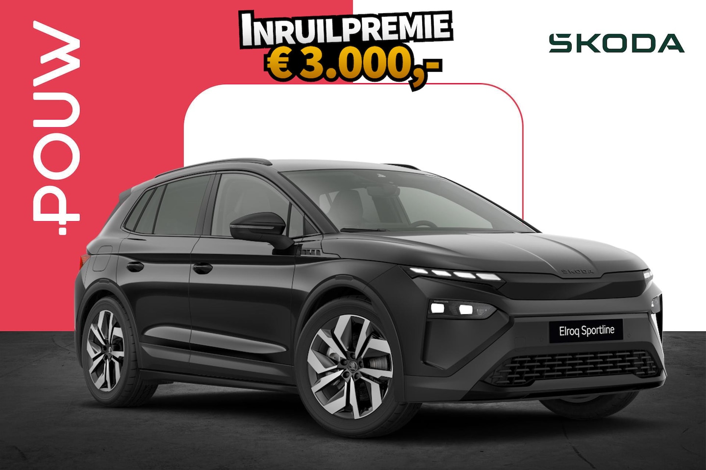 Skoda Elroq - 85 286pk Sportline Edition | Business Upgrade Plus | Trekhaak Wegklapbaar - AutoWereld.nl