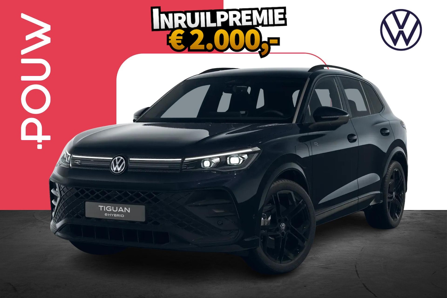 Volkswagen Tiguan - 1.5 eHybrid 272pk R-Line Edition | Velgen 20'' | Trekhaak Inklapbaar - AutoWereld.nl