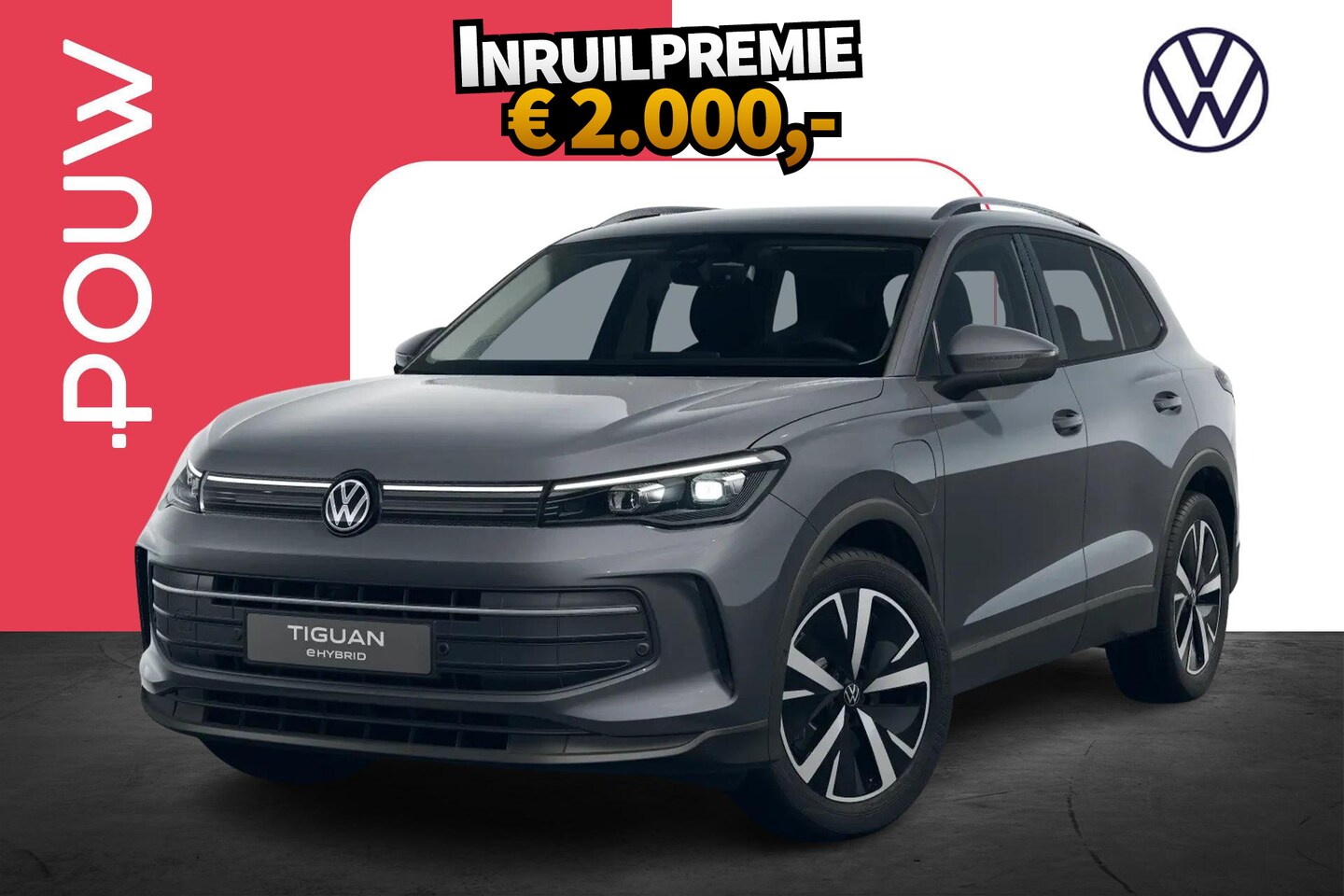 Volkswagen Tiguan - 1.5 eHybrid 204pk Life Edition | LMV 19'' | Trekhaak Inklapbaar - AutoWereld.nl