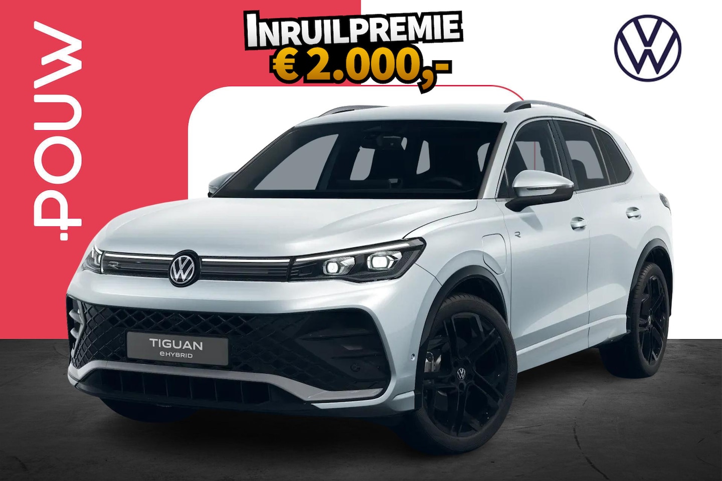 Volkswagen Tiguan - 1.5 eHybrid 204pk DSG R-Line Edition | Velgen 20'' | Trekhaak Inklapbaar - AutoWereld.nl