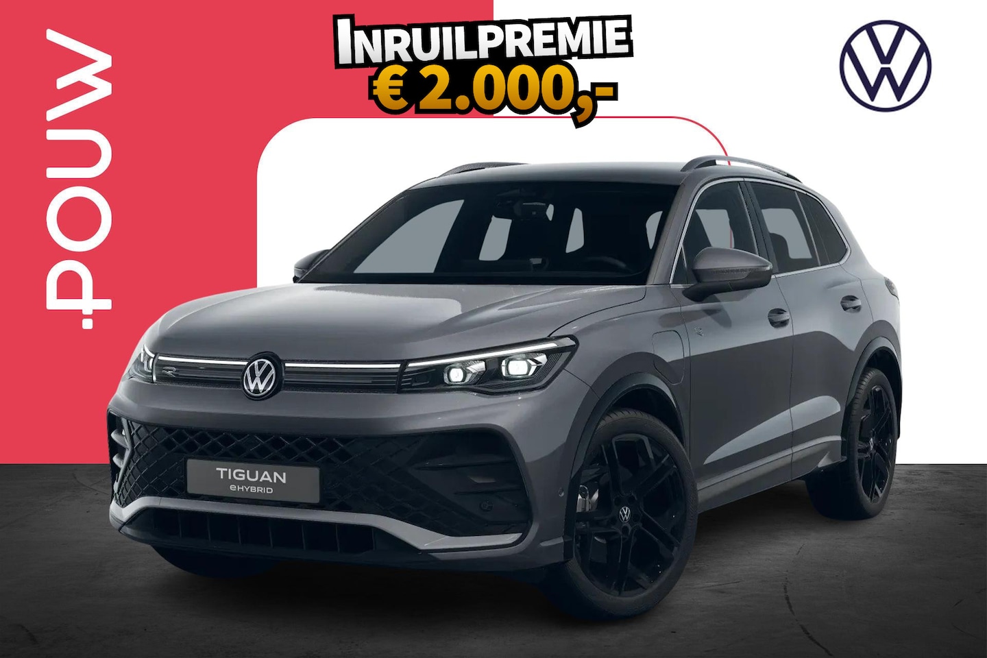 Volkswagen Tiguan - 1.5 eHybrid 204pk R-Line Edition | LMV 20'' | Trekhaak Uitklapbaar | Panoramadak - AutoWereld.nl