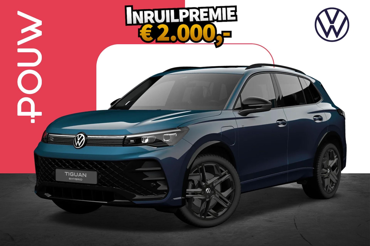 Volkswagen Tiguan - 1.5 eHybrid 204pk R-Line Edition | Multimedia Navigatiepakket | Panoramadak - AutoWereld.nl