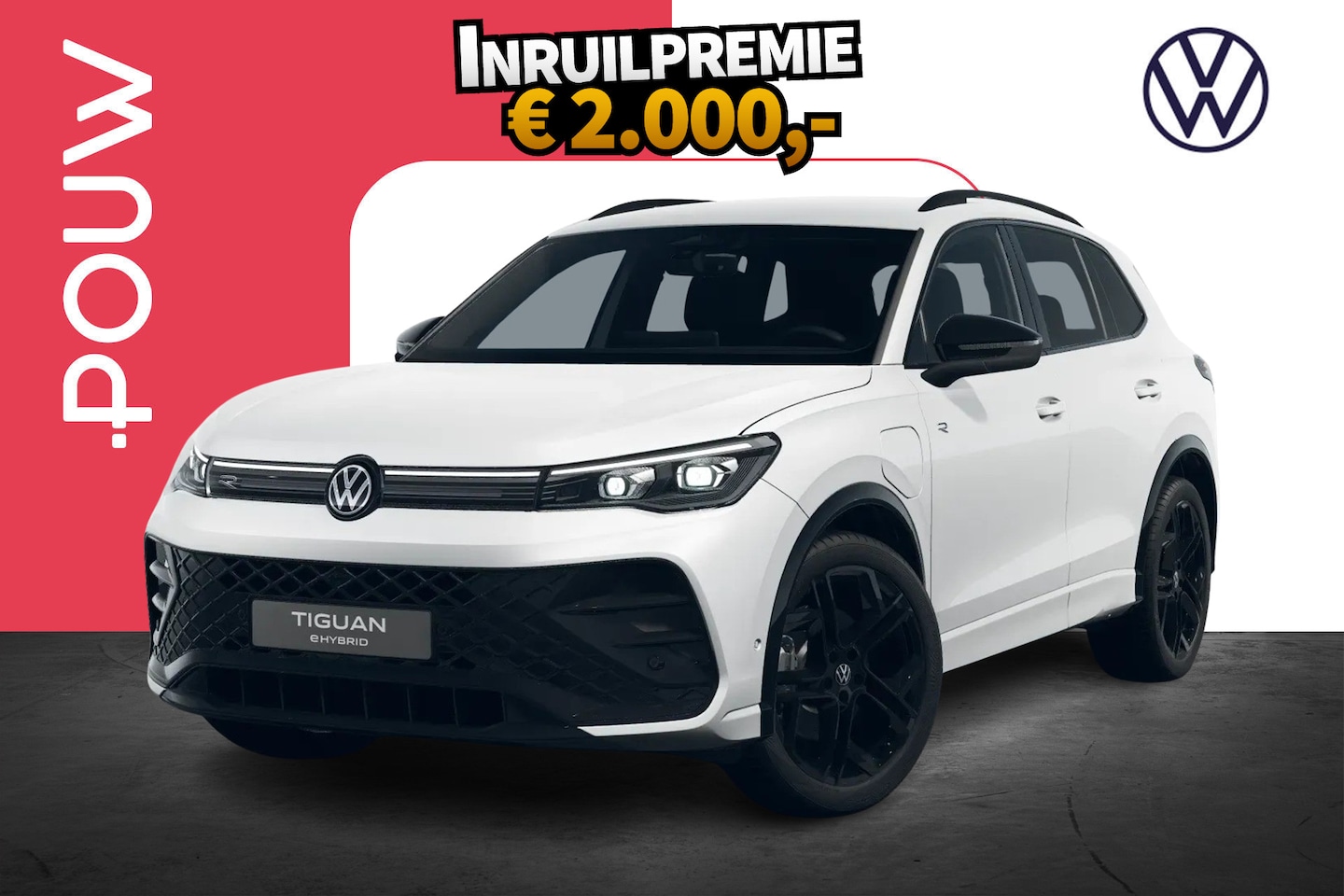 Volkswagen Tiguan - 1.5 eHybrid 272pk DSG R-Line Edition | 360 Camera | Trekhaak Pakket - AutoWereld.nl