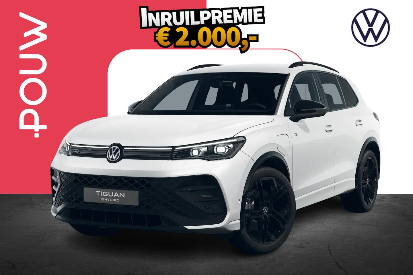 Volkswagen Tiguan - 1.5 eHybrid 204pk R-Line Edition | Trekhaak Uitklapbaar | Velgen 20" | Panoramadak - AutoWereld.nl