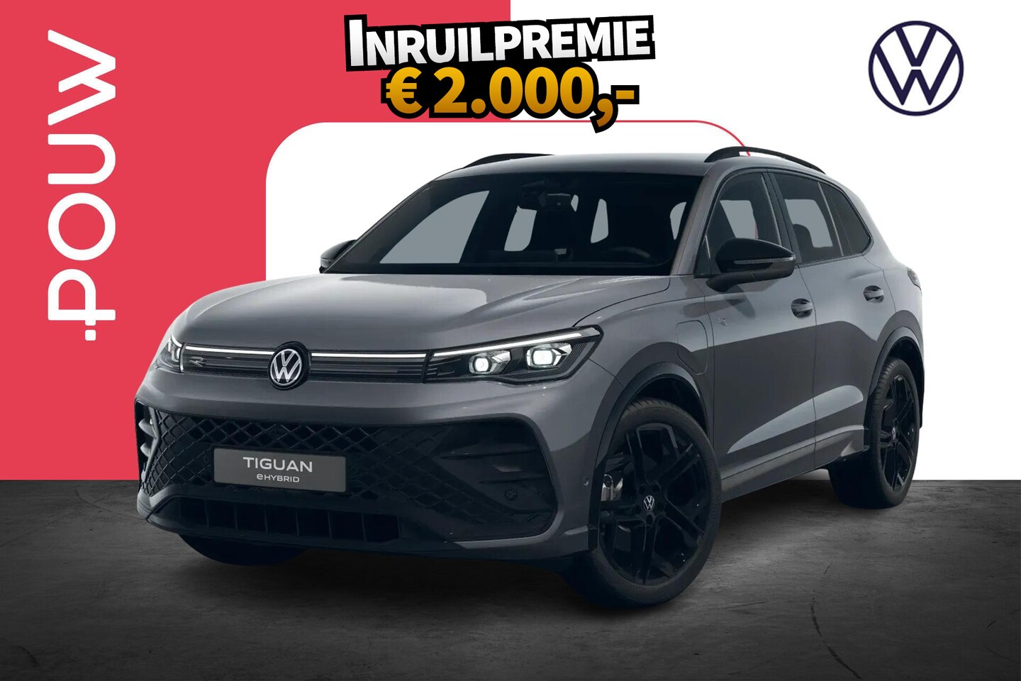 Volkswagen Tiguan - 1.5 eHybrid 204pk R-Line Edition | Velgen 20'' | Trekhaak Inklapbaar - AutoWereld.nl