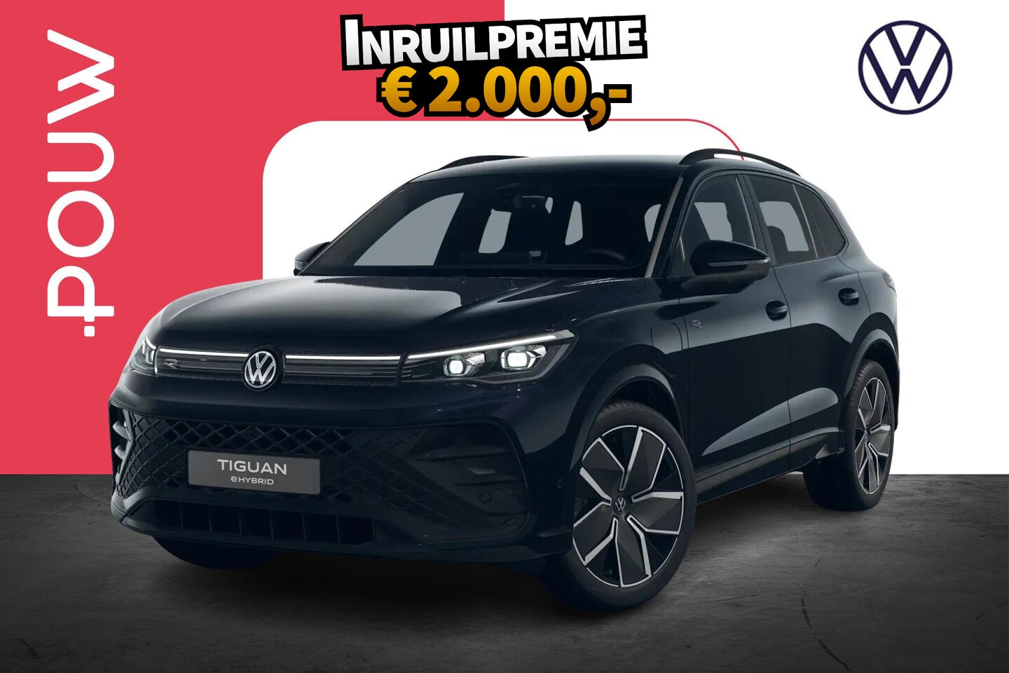 Volkswagen Tiguan - 1.5 eHybrid 204pk R-Line Edition | Velgen 20'' | Trekhaak Elek. Uitklapbaar | Panoramadak - AutoWereld.nl