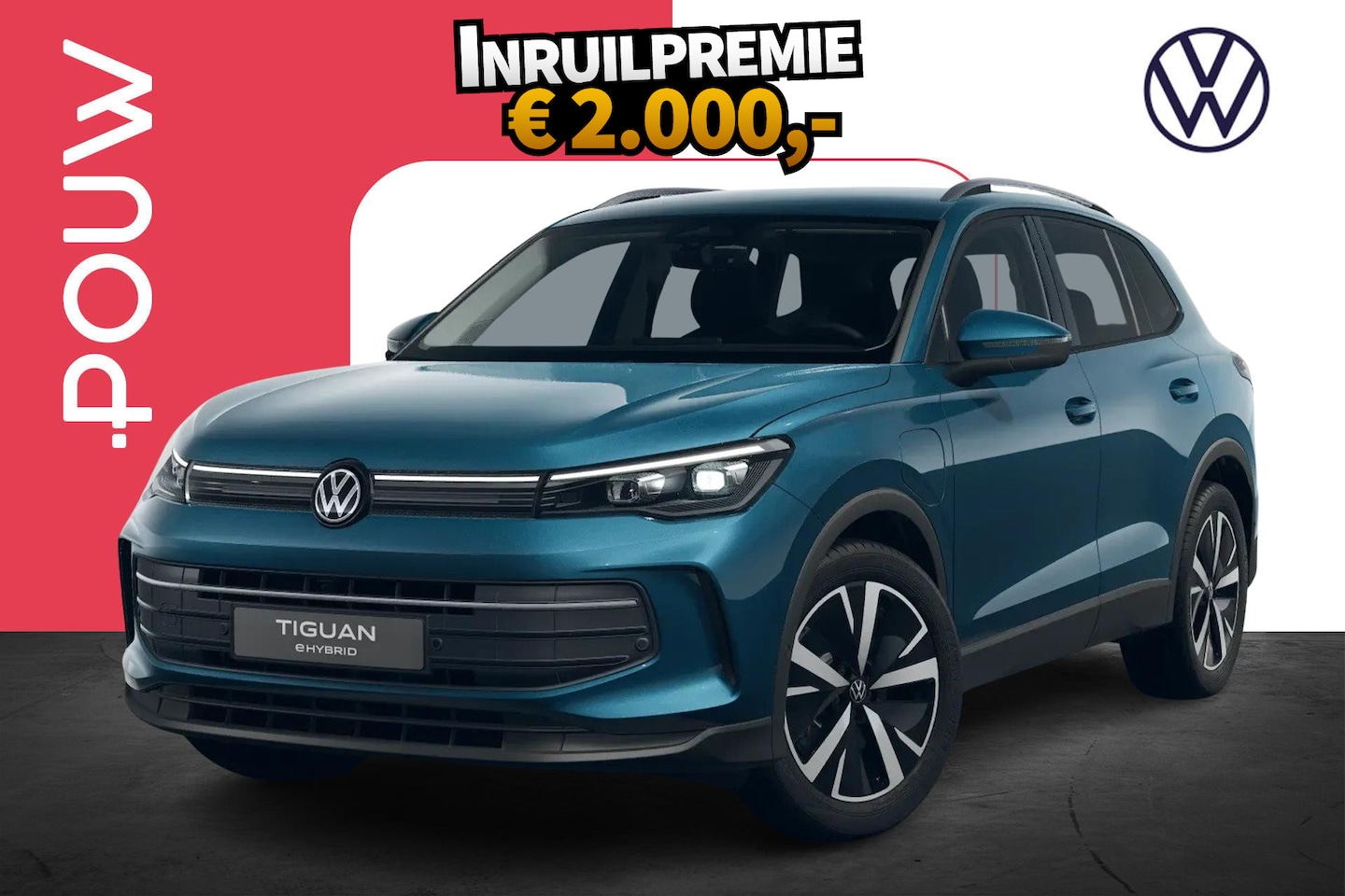 Volkswagen Tiguan - 1.5 eHybrid 204pk Life Edition | LMV 19'' | Trekhaak Inklapbaar - AutoWereld.nl
