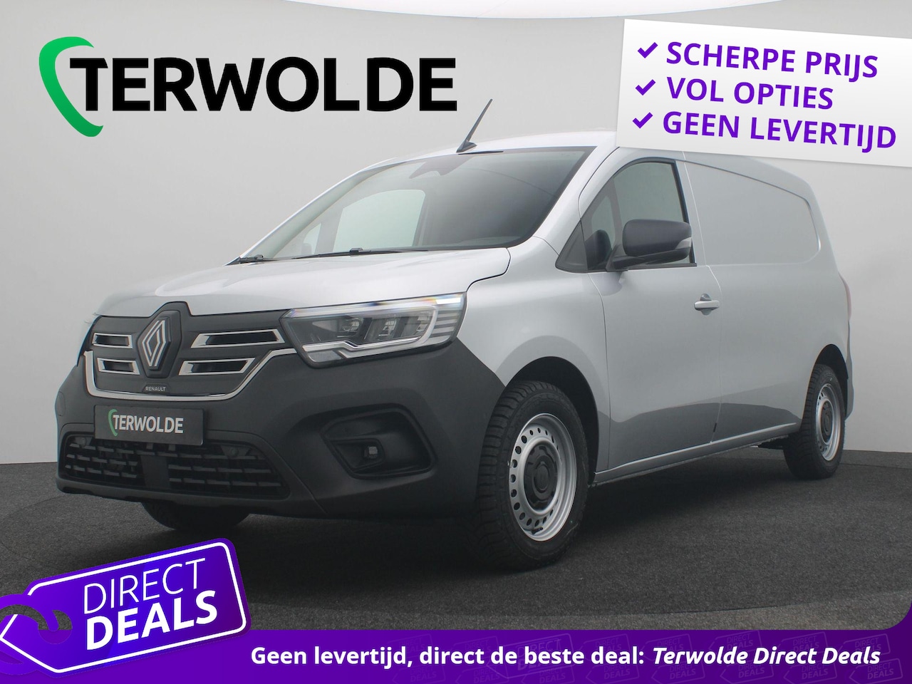Renault Kangoo E-Tech - GB L2 E-Tech electric 120 pk advance | Navigatie | Cruise control | Elektrisch bedienbare - AutoWereld.nl