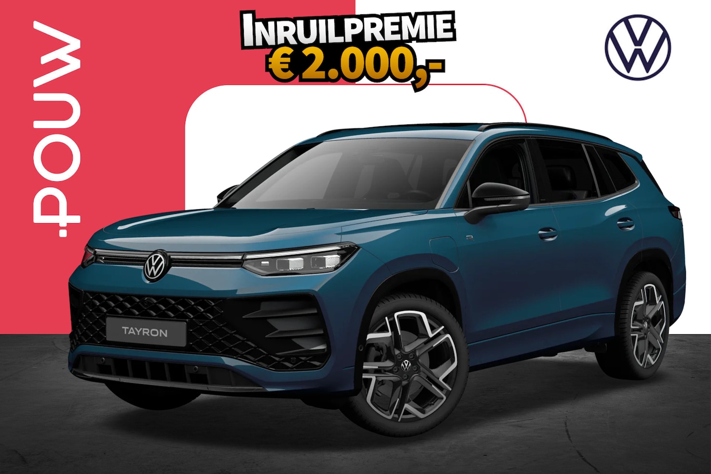 Volkswagen Tayron - 1.5 eHybrid 204pk R-Line Edition | Black Style Pakket | Panoramadak - AutoWereld.nl