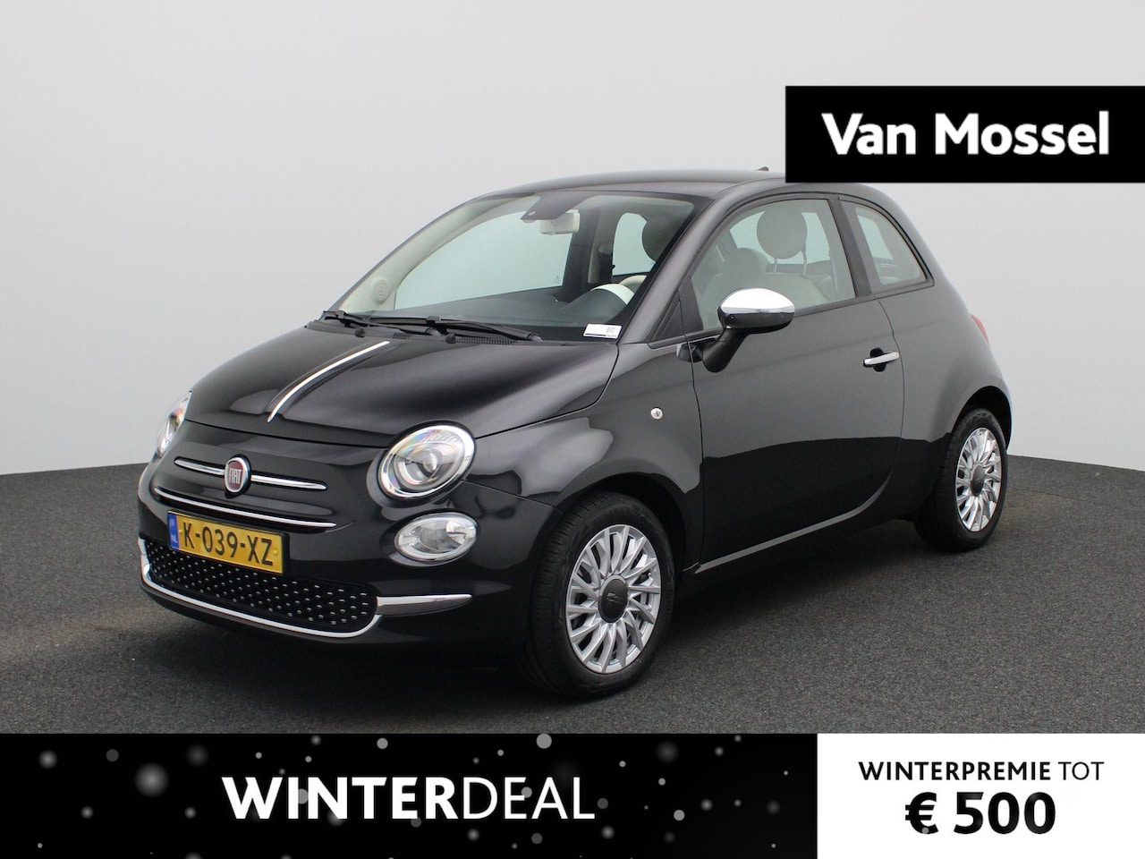 Fiat 500 - 1.0 Hybrid Lounge | Navigatie | Radio | Bluetooth | Airco | - AutoWereld.nl