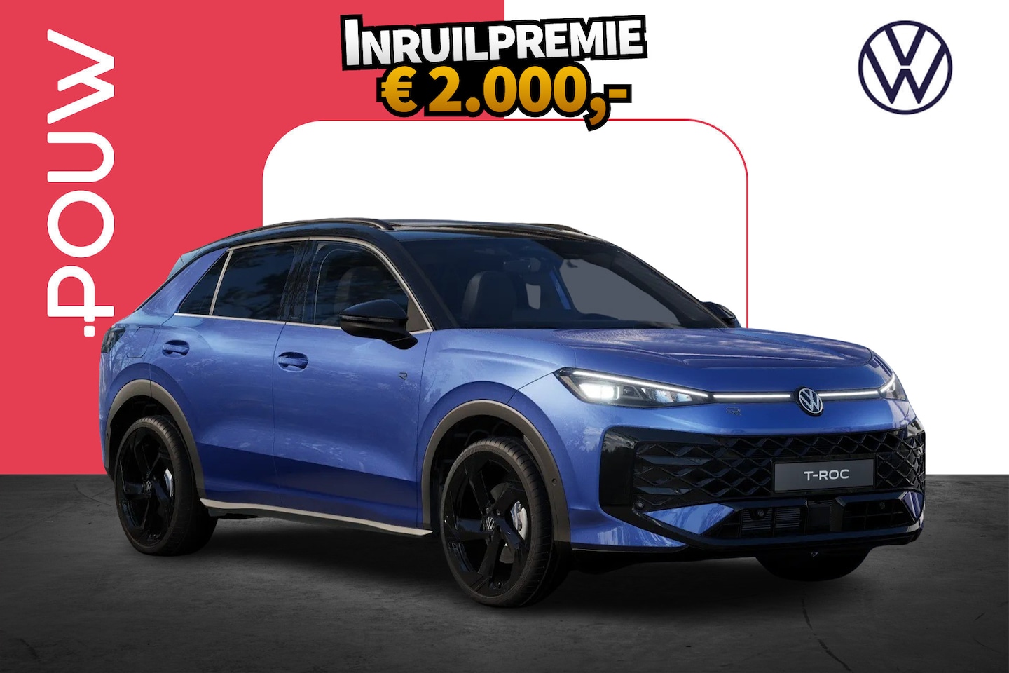 Volkswagen T-Roc - 1.5 eTsi 150pk R-Line First Edition | Black Style Pakket | Panoramadak - AutoWereld.nl