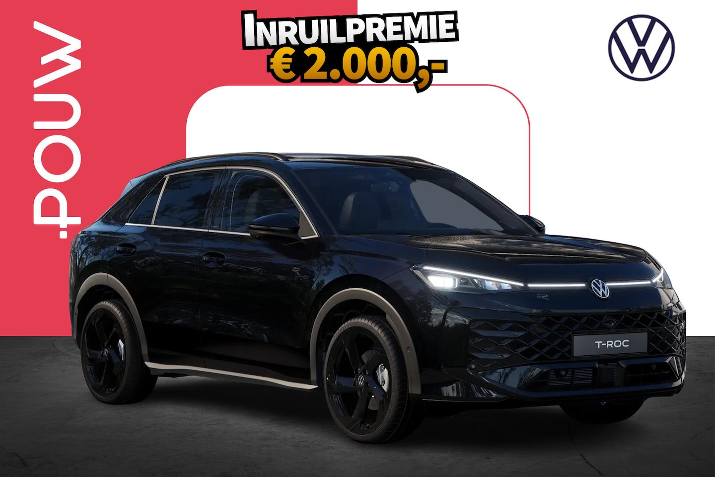 Volkswagen T-Roc - 1.5 eTsi 150pk R-Line First Edition | Black Style Pakket | Tech Pack Plus - AutoWereld.nl