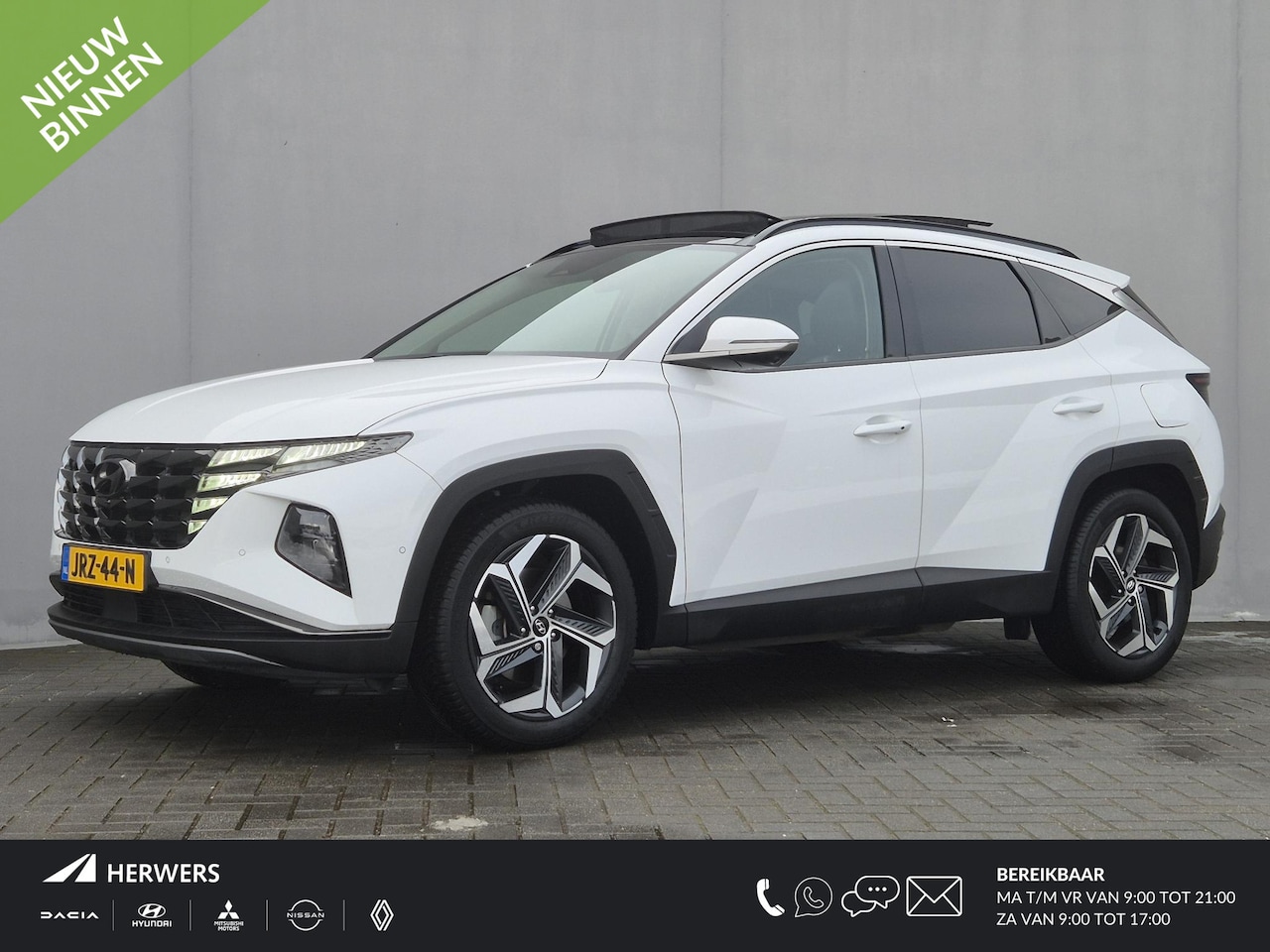 Hyundai Tucson - 1.6 T-GDI HEV Premium Sky Automaat / Allseason banden / Trekgewicht 1650 kg / Elektrische - AutoWereld.nl