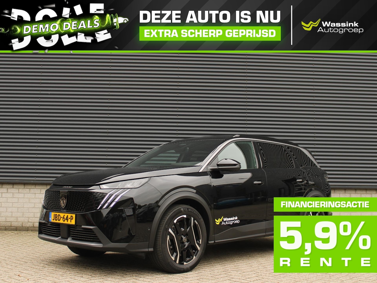 Peugeot 5008 - Allure Plug-in Hybrid 195pk e-DCS7 I 7,4kw Boordlader I Seat Pack I Panoramic Navigation P - AutoWereld.nl