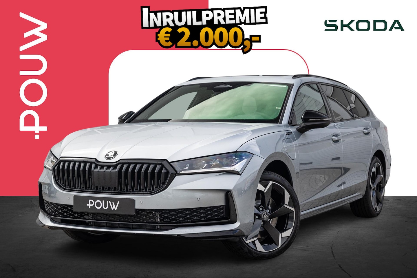 Skoda Superb Combi - 1.5 TSI 204pk DSG PHEV Sportline Business | Canton Audio | Dynamic Chassis Control - AutoWereld.nl