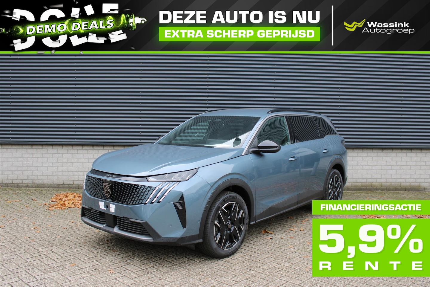 Peugeot 5008 - Allure Hybrid 145pk e-DCS6 Automaat I 360 vision & Drive Assist Pack I Panoramic Navigatio - AutoWereld.nl