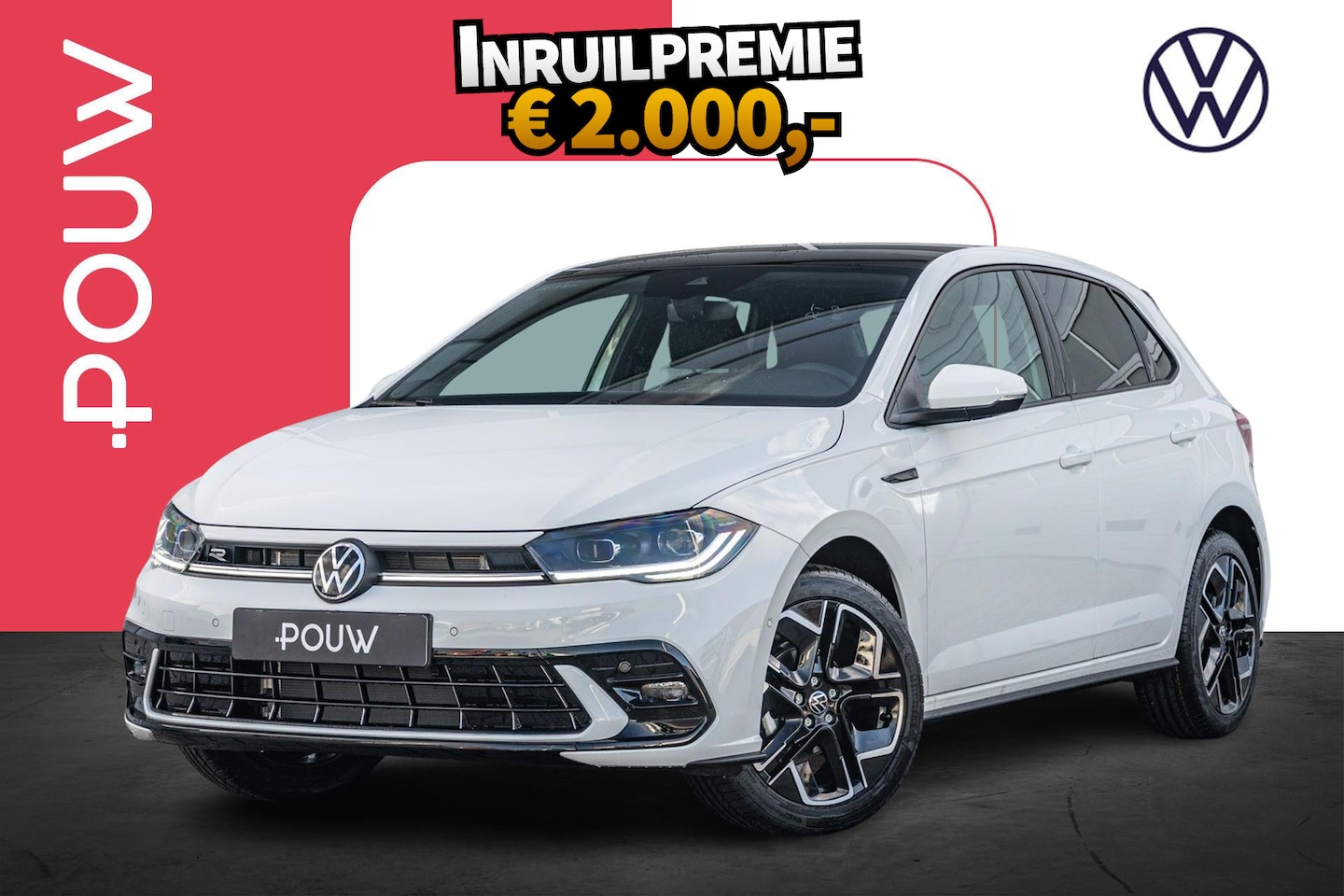 Volkswagen Polo - 1.0 TSI 95pk DSG R-Line Edition | LMV 17'' | Glazen Panoramadak - AutoWereld.nl