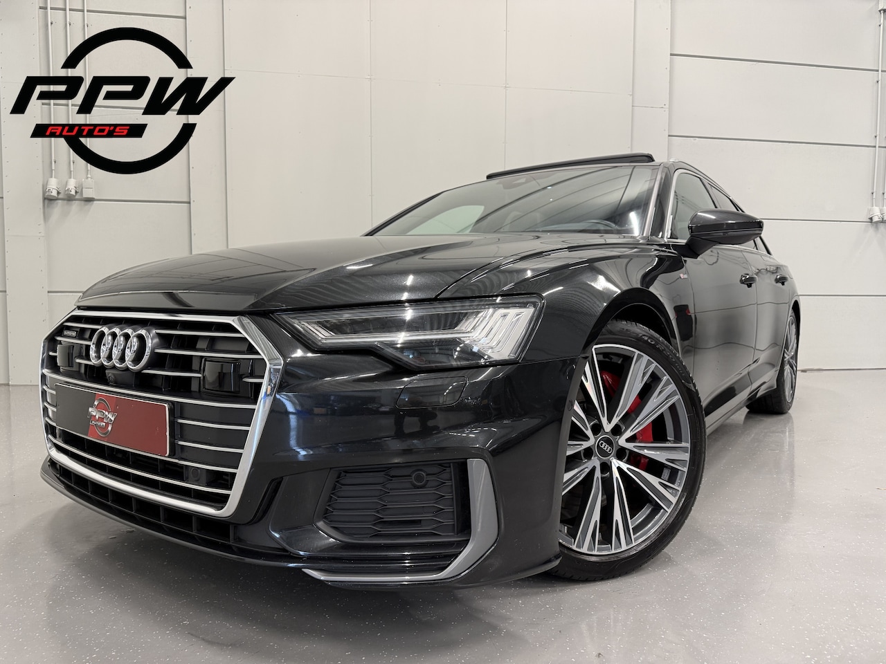 Audi A6 Avant - 55 TFSI e quattro 3x S-Line VESUVGRAU PANO/TREKHAAK/HEAD-UP/MASSAGE+VENTILATIE/360CAMERA/V - AutoWereld.nl