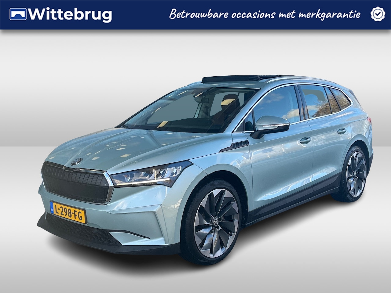Skoda Enyaq iV - 60 / Bekleding leder / Panorama dak / Stoelverwarming / 21'' LMV - AutoWereld.nl