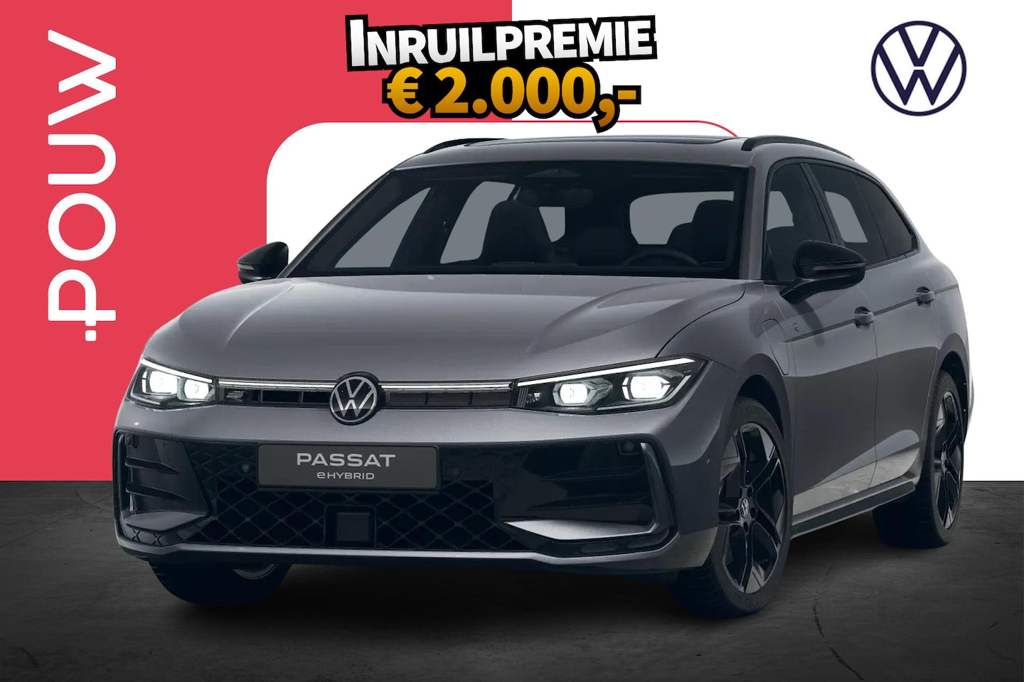 Volkswagen Passat Variant - 1.5 eHybrid 204pk R-Line Edition | Velgen 18'' | Trekhaak Uitklapbaar | Romdomzichtcamera - AutoWereld.nl