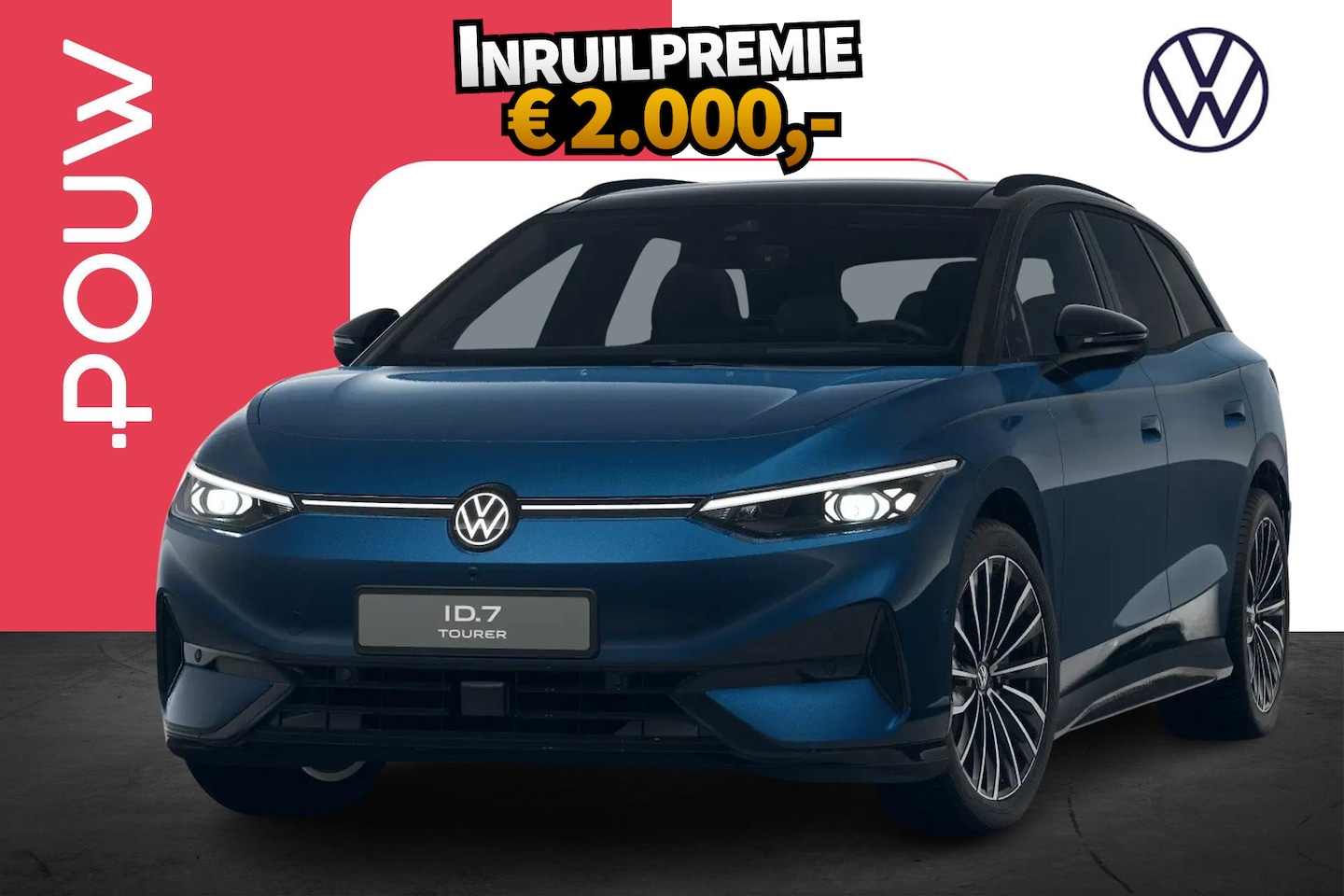 Volkswagen ID.7 Tourer - 286pk Pro Limited Edition 77 kWh | Warmtepomp | Black Edition Pakket - AutoWereld.nl
