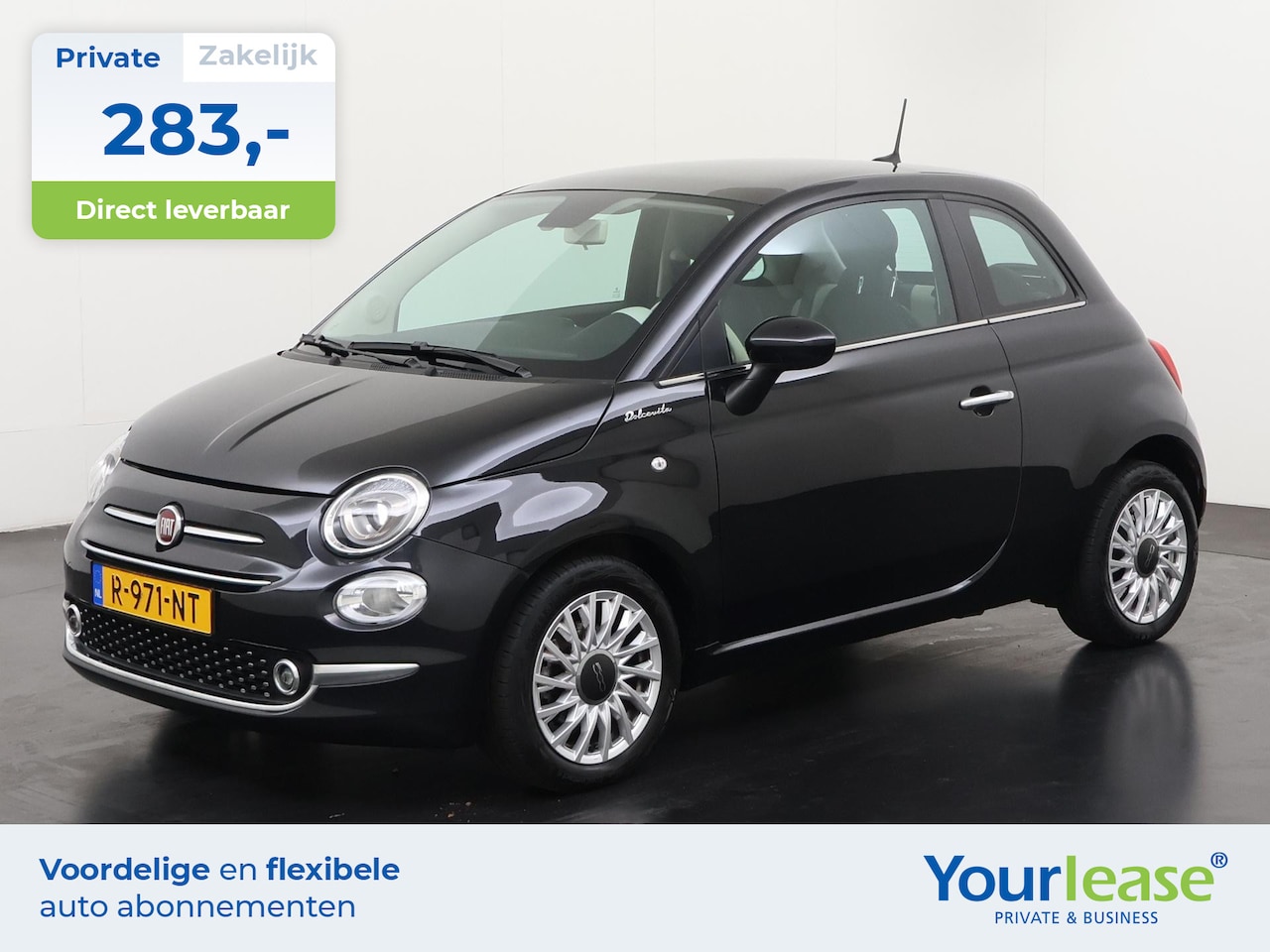 Fiat 500 - 1.0 Hybrid Dolcevita | All-in 283,- Private Lease | Direct uit voorraad - AutoWereld.nl