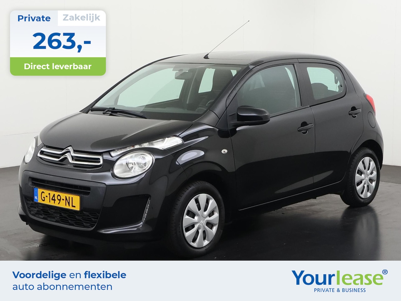 Citroën C1 - 1.0 VTi Feel | All-in 263,- Private Lease | Direct uit voorraad - AutoWereld.nl
