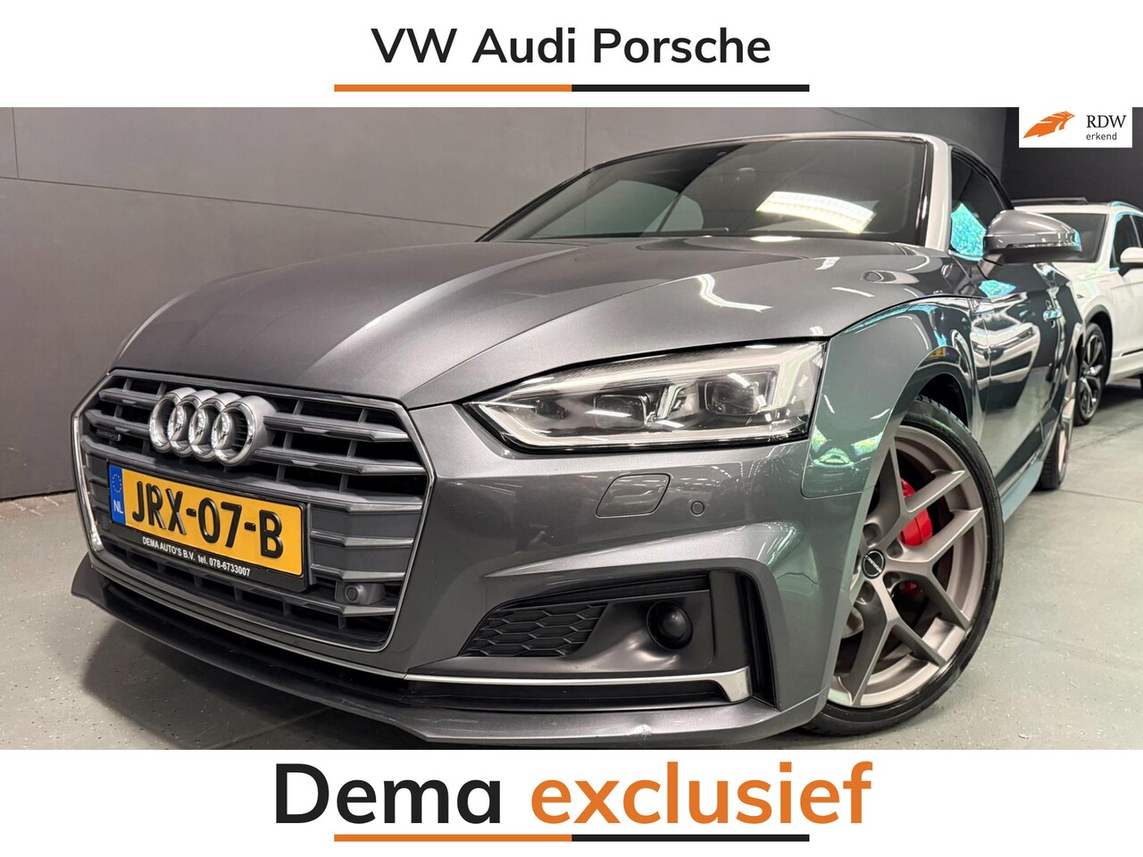 Audi A5 Cabriolet - 45 TFSI quattro Sport 3XS-LINE V-COCKPIT/DAB/CARPLAY/NAVI/CAM/LED/// - AutoWereld.nl