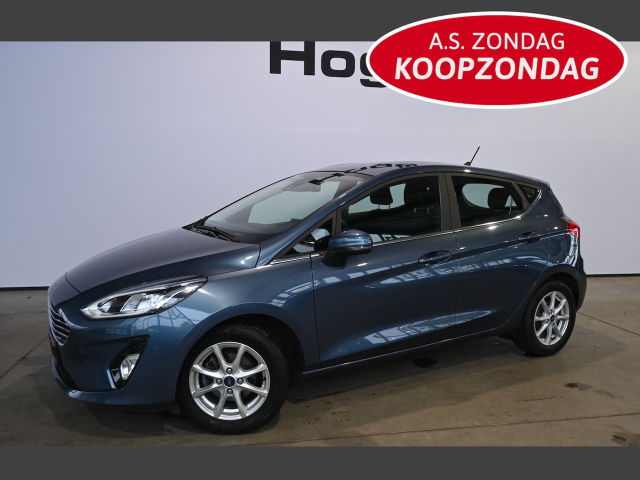 Ford Fiesta - 1.0 EcoBoost Titanium Automaat Clima Navigatie LED Carplay Rijklaarprijs Inruil Mogelijk! - AutoWereld.nl